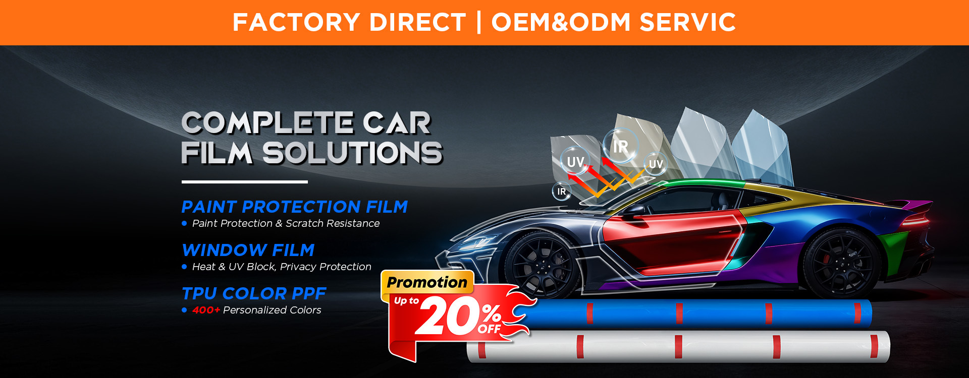 品質 車のペンキの保護フィルム 工場