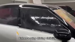 カーフィルムは水で色が変わります～